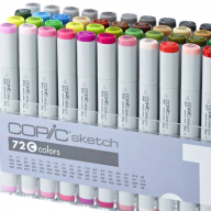 Copic Sketch 72 Set C набор маркеров с кистью в кейсе, вариант C - Copic Sketch 72 Set C большой набор маркеров с кистью в кейсе, вариант С купить в официальном магазине Copic.Club с доставкой по РФ и всему миру